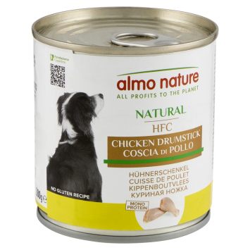 Almo Nature (Альмо Натюр) HFC Natural Adult Dog Chicken Drumstick - Консервированный корм для взрослых собак (куриная ножка)