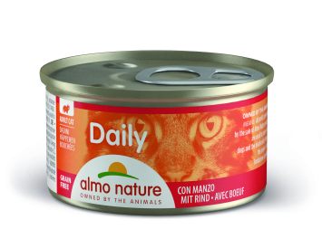 Almo Nature (Альмо Натюр) Daily Menu консервы для кошек Cat кусочки в соусе (с говядиной)