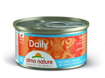 Almo Nature (Альмо Натюр) Daily Menu консервы для кошек Cat мус (с тунцом и треской)