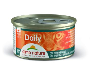 Almo Nature (Альмо Натюр) Daily Menu Cat консервы для кошек мус (с тунцом и курицей)
