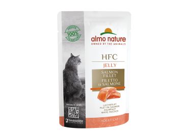 Almo Nature (Альмо Натюр) HFC Cat Jelly - Влажный корм для кошек с лососем в желе (пауч)