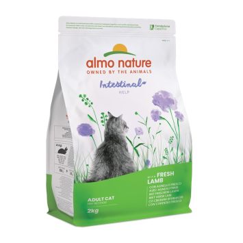 Almo Nature (Альмо Натюр) Holistic Cat - Сухий корм для дорослих котів з чутливим травленням зі свіжим ягням