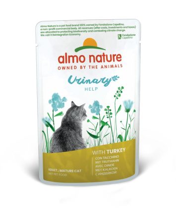 Almo Nature (Альмо Натюр) Holistic Urinary Help Cat Turkey- Влажный корм для профилактики мочекаменной болезни у котов (индейка)