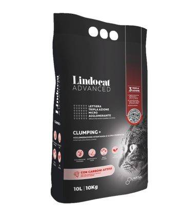 Lindocat (Линдокет) Advanced Clumping + Active Carbon - Бентонитовый наполнитель для кошачьего туалета