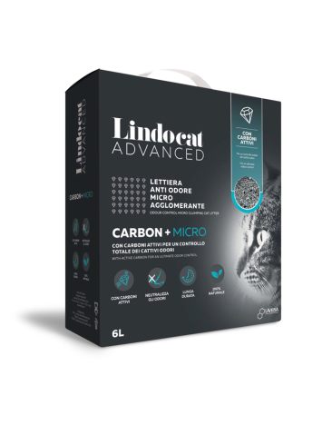 Lindocat Active Plus Carbon (box) Комкующийся бентонитовый наполнитель с угольными гранулами