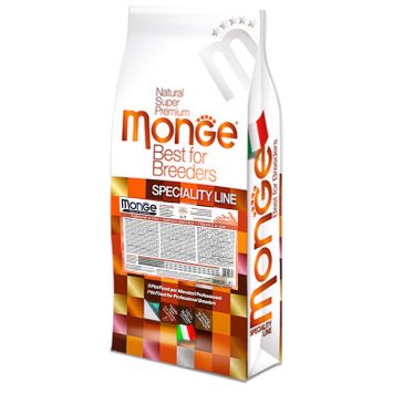 Monge (Монж) Natural Superpremium All Breeds Adult - Сухой корм с лососем и рисом для взрослых собак всех пород