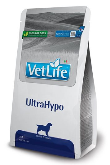 Farmina (Фармина) Vet Life UltraHypo Сухой лечебный корм для собак при пищевой непереносимости ингредиентов и питательных веществ