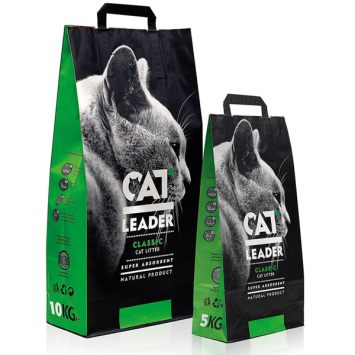 Кэт Лидер (Cat Leader) супер-впитывающий наполнитель в кошачий туалет