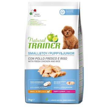 Trainer (Трейнер) Natural  Super Premium Puppy&Junior Mini - Сухой корм для щенков мелкой породы с курицей