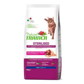 Trainer (Трейнер) Сухий корм для дорослих стерилізованих котів з шинкою