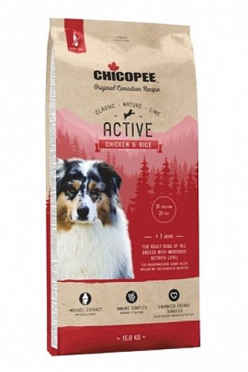 Chicopee (Чикопи) CNL Adult Active Chicken &Rice – корм для взрослых собак всех пород с повышенным уровнем активности (с курицей и рисом)