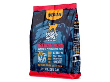Primal Spirit Iberian Pork Cat Сухий корм для стерилізованих кішок (іберійська свинина та шинка)