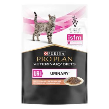 Pro Plan Veterinary Diets UR St/Ox Urinary Salmon - Консервированный корм с лососем для взрослых кошек с болезнями нижних отделов мочевыводящих путей