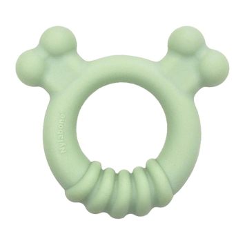 Nylabone Gourmet Puppy Chew Tactile Ring Chicken S -  Жевательная игрушка для щенков со вкусом курицы