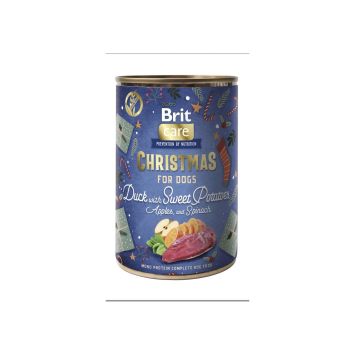 Brit Mono Protein Christmas Duck Влажный корм для собак рождественский ужин (утка)