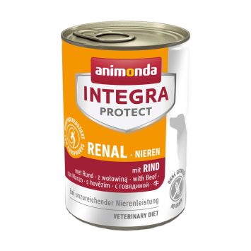Animonda (Анимонда) Integra Protect Renal with Beef - Консервированный ветеринарный корм для собак при почечных болезнях, моно говядина