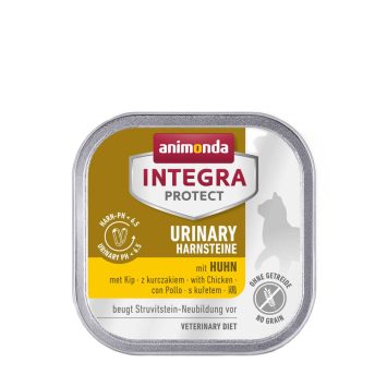Animonda (Анимонда) Integra Protect Urinary Struvit dish with Chicken - Консервированный ветеринарный корм для кошек при мочекаменной болезни, с курицей