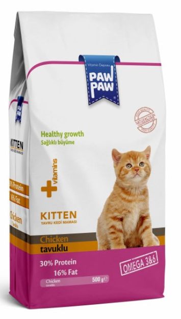 Pawpaw (Пау Пау) Kitten Food with Chicken сухий корм для кошенят (курка)