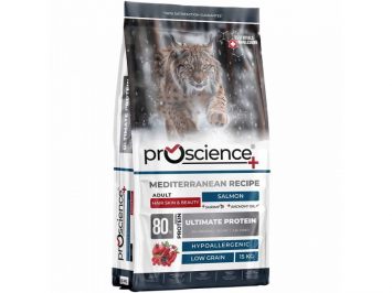 ProScience (ПроСайенс) Sensitive Beauty Adult Salmon - Cухой корм для здоровья кожи и шерсти кошек (лосось)