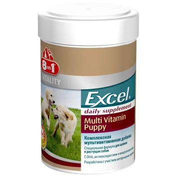 8in1 (8в1) Vitality Excel Puppy Multi Vitamin - Витаминный комплекс для щенков и молодых собак