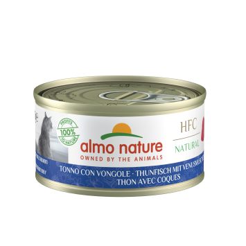 Almo Nature (Альмо Натюр) HFC Adult Cat Jelly - Консервированный корм для взрослых кошек (тунец/моллюск)