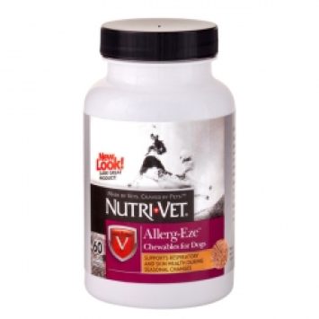 Nutri-Vet Allerg-Eze Нутри-Вет Для Аллергиков добавка для собак при аллергии, жевательные таблетки