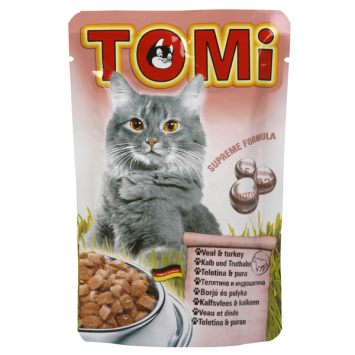 Tomi (Томи) Turkey - Влажный корм для кошек (индейка), пауч