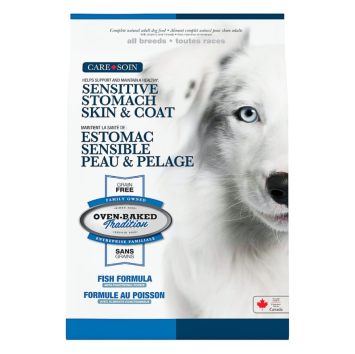 Oven-Baked (Овен Бекет) Tradition Sensitive Stomach Skin&Coat Fish Formula All Breed - Беззерновой сухой корм для собак всех пород здоровое пищеварение и шелковистая шерсть с рыбой