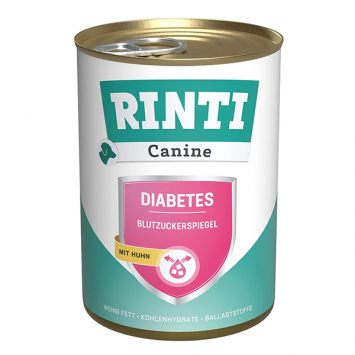 Rinti (Ринти) Canine Veterinary Diabetes mit Huhn - Влажный лечебный корм для собак с сахарным диабетом и ожирением (курица)