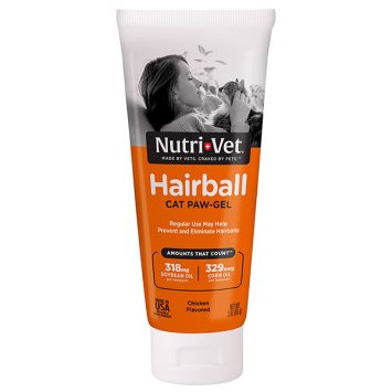 Nutri-Vet Hairball Нутри-Вет Выведение Шерсти добавка для кошек, гель (курица)