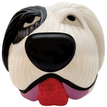 Petstages (Петстейджес) Black&White Dog Ball Игрушка-пищалка для средних и крупных пород собак "Белый Бим Черное Ухо"