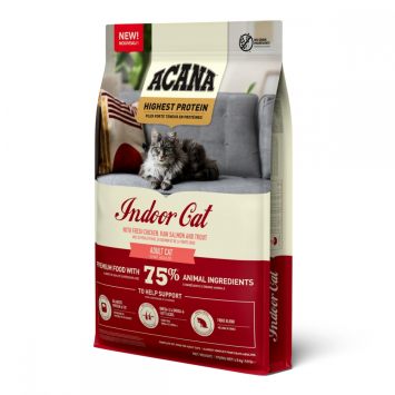 Acana (Акана) Highest Protein, Indoor Cat Recipe - Сухий корм для дорослих  домашніх котів,  курка, лосось та форель