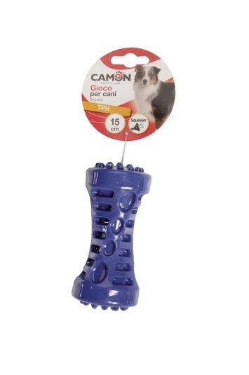 Camon (Камон) - гантель-пищалка для собаки из термопластичной резины 15см