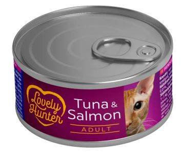 Lovely Hunter (Лавли Хантер) Adult cats with Tuna and Salmon - Влажный корм для взрослых кошек с тунцом и лососем