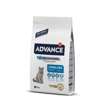 Advance (Эдванс) Cat Sterilized корм для стерилизованных кошек c индейкой
