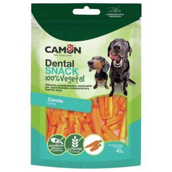 Camon (Камон) Dental Bauveg Snack - Высушенные кусочки морковки лакомство для собак