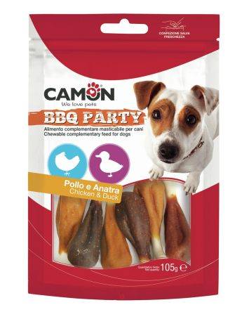 Camon (Камон) - лакомство для собак бедра курицы и утки на кальциевой косточке 105г
