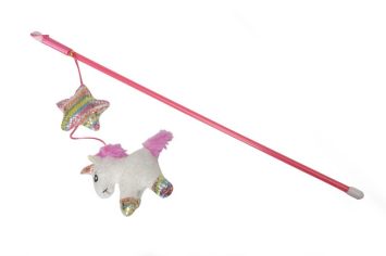 Camon (Камон) - Игрушка для кота Единорог со звездой на удочке