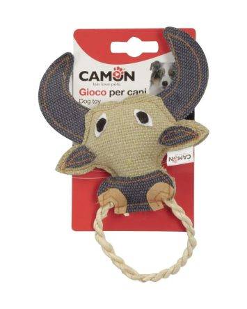 Camon (Камон) Giochi per cani - игрушка для собак бык из ткани 16см