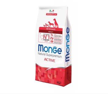 Monge (Монж) Natural Superpremium All breeds Adult Active - Сухой корм для активных собак всех пород, с курицей