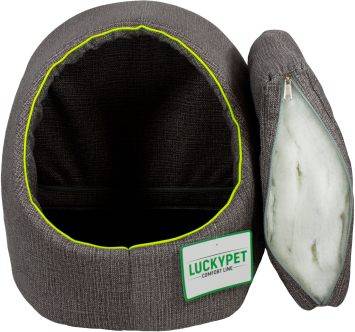 Lucky Pet (Лаки Пет) Алиса - Будка-лежак для собак и котов (серый)