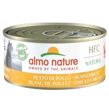 Almo Nature (Альмо Натюр) HFC Natural Adult Cat Chicken Breast - Консервированный корм для взрослых кошек (куриная грудка)