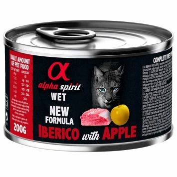 Alpha Spirit (Альфа Спирит) Iberian Pork With Yellow Apple - Полнорационный влажный корм со свининой и свежими яблоками для взрослых кошек