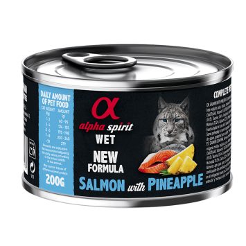 Alpha Spirit (Альфа Спирит) Salmon with Pineapple - Полнорационный влажный корм с лососем и ананасами для кошек