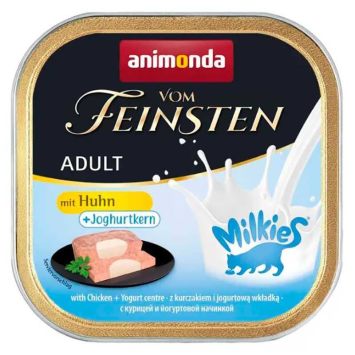 Animonda (Анимонда) Vom Feinsten Adult Chicken & Yoghurt centre влажный корм для кошек (курица и йогурт)