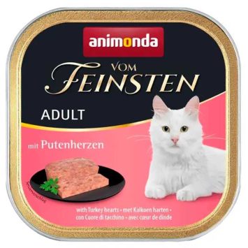 Animonda (Анимонда) Vom Feinsten Adult Turkey hearts влажный корм для кошек (индюшачьи сердца)