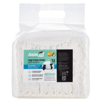 AnimAll (ЭнимАлл) Одноразовые подгузники гигиенические пояса для кобелей