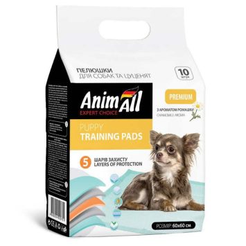 AnimAll (ЭнимАлл) Puppy Training Pads - Пеленки тренировочные с ароматом ромашки для щенков и собак