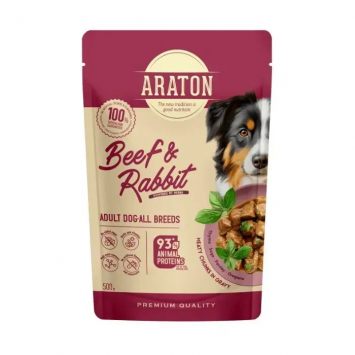 Araton Adult with Beef and Rabbit Влажный корм для взрослых собак с говядиной и кроликом