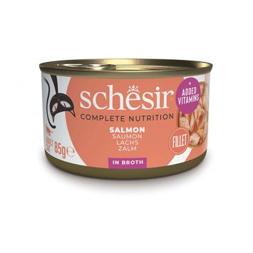 Schesir (Шезір) Salmon Natural Style - Вологий корм для кішок лосось у власному соку, банка
